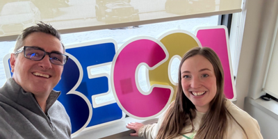 Rick and Becca selfie