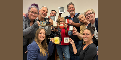 Coffee Day Celebration Team Photo