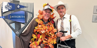 Leaf Pile and Sheriff