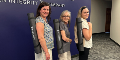 Yoga Class with Integrity Yoga Mats